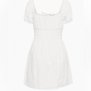 White Smock Minidress